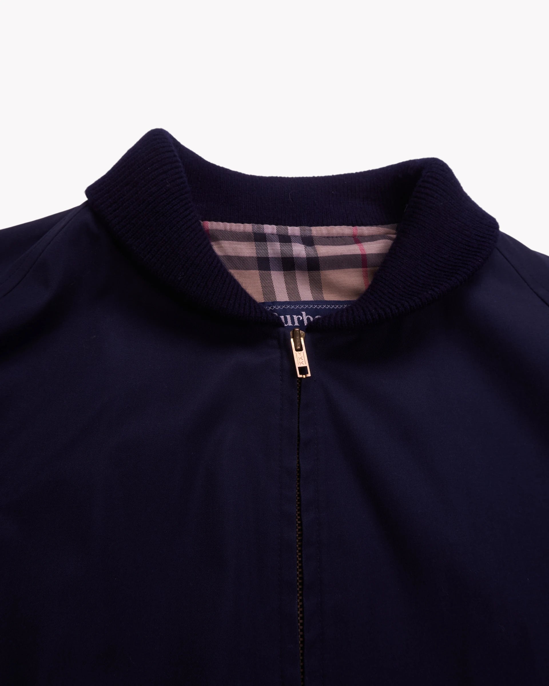 Burberry Navy Bomber Jacket - L