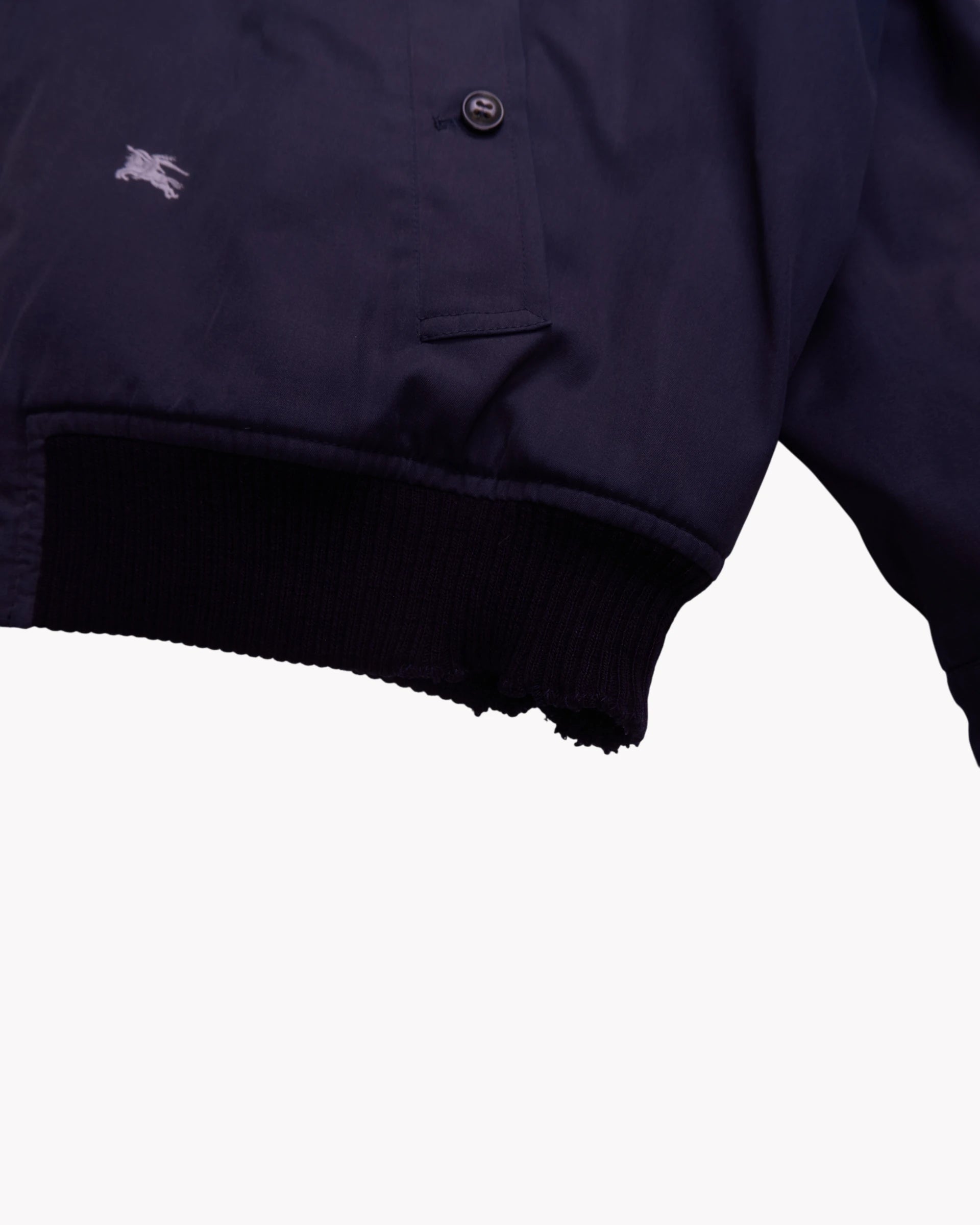 Burberrys Navy Bomber Jacket -