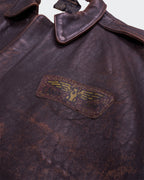 Avirex Brown Bomber Jacket - L