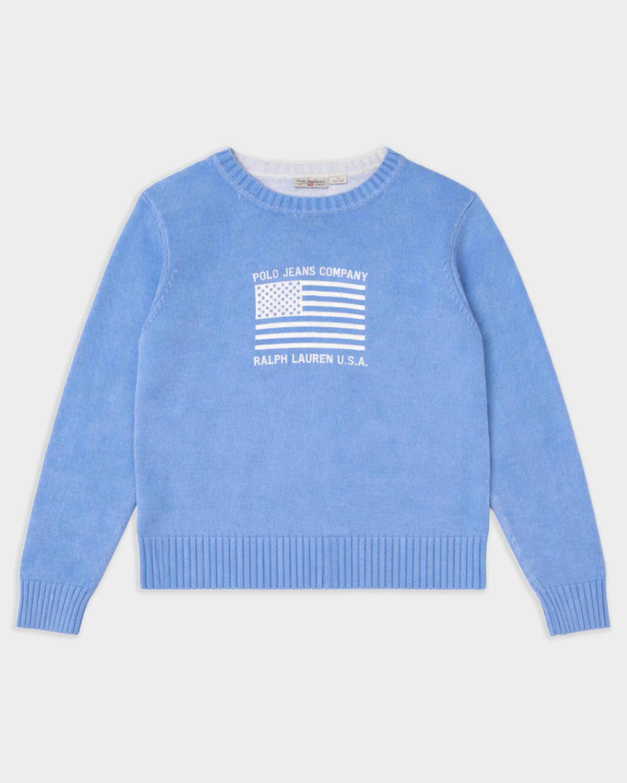 Ralph Lauren Blue Crewneck Jumper - XL