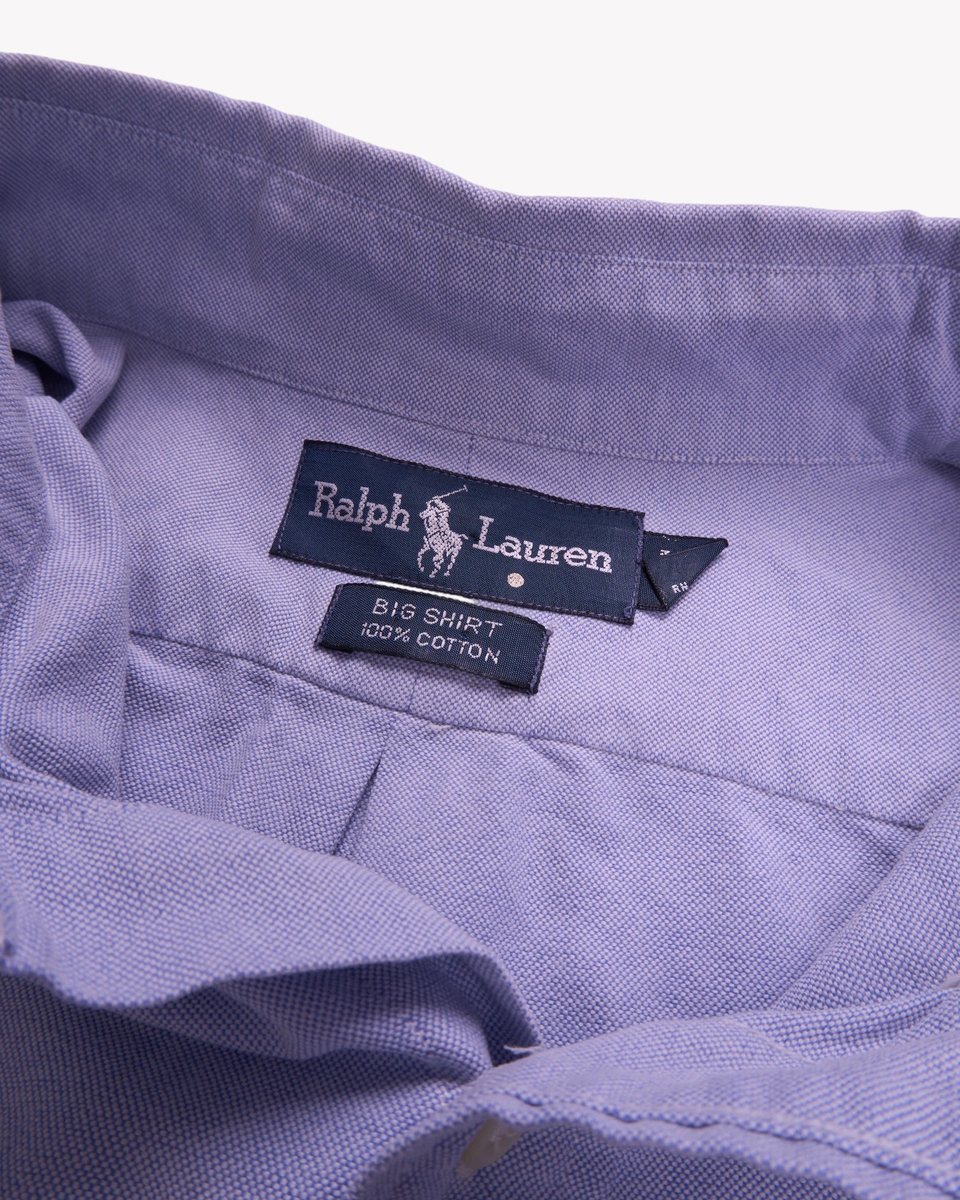 Ralph Lauren Blue Button-down Shirt - XXL
