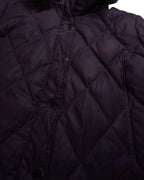 Burberry Purple Quilted Jacket - M