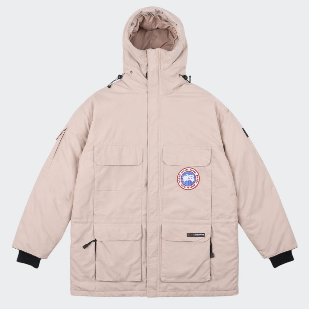 Canada Goose Beige Parka Coat - XL