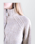 Burberry Beige Full-Zip Jumper - S