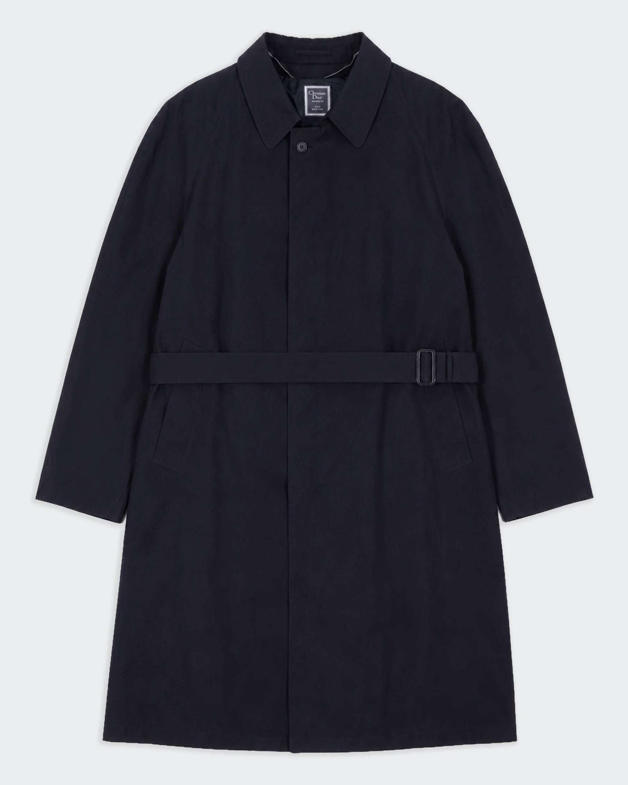 Christian Dior Black Overcoat - XL