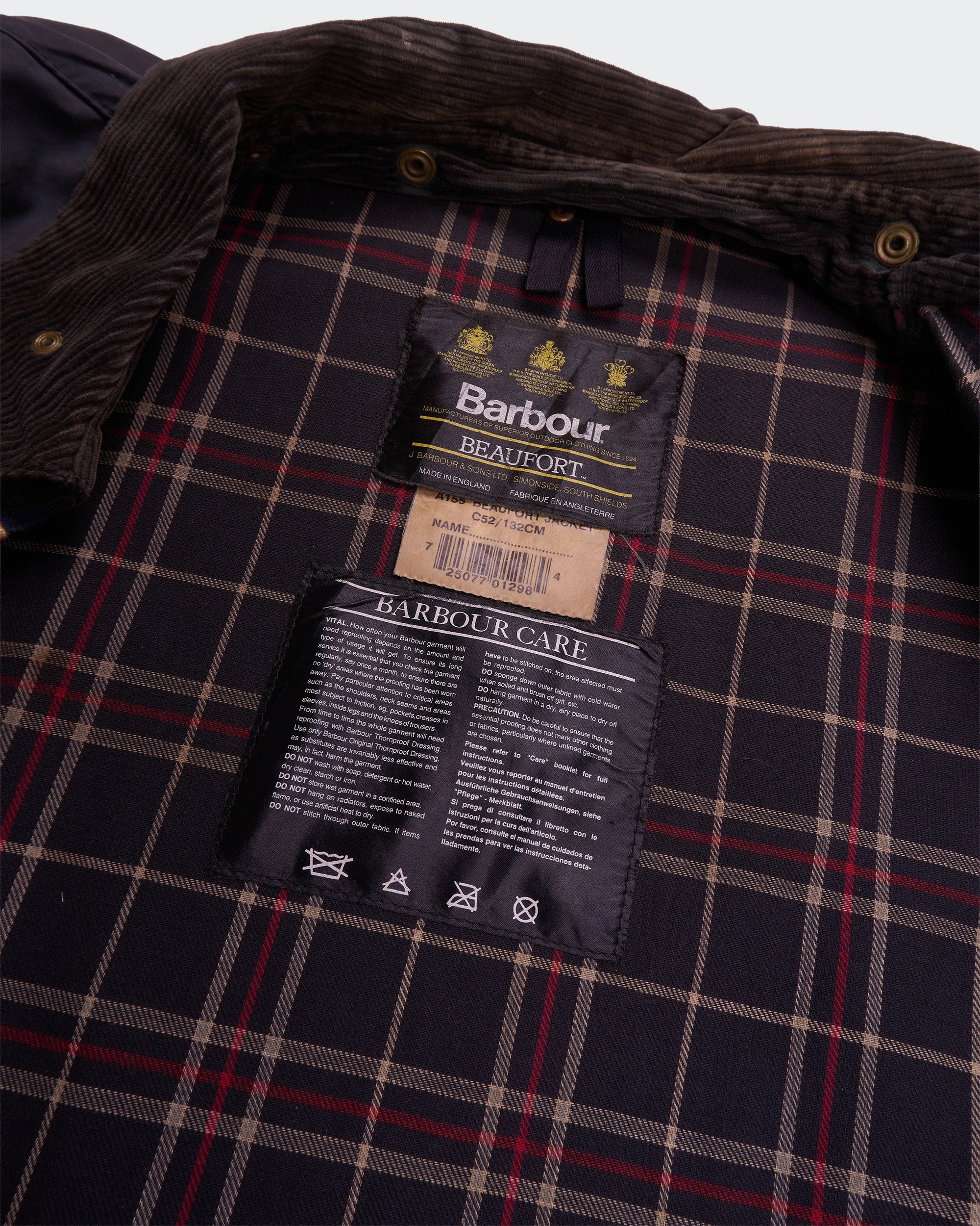 Barbour Black Jacket - XXL