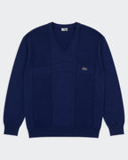 Lacoste Navy Crewneck Jumper - XXL