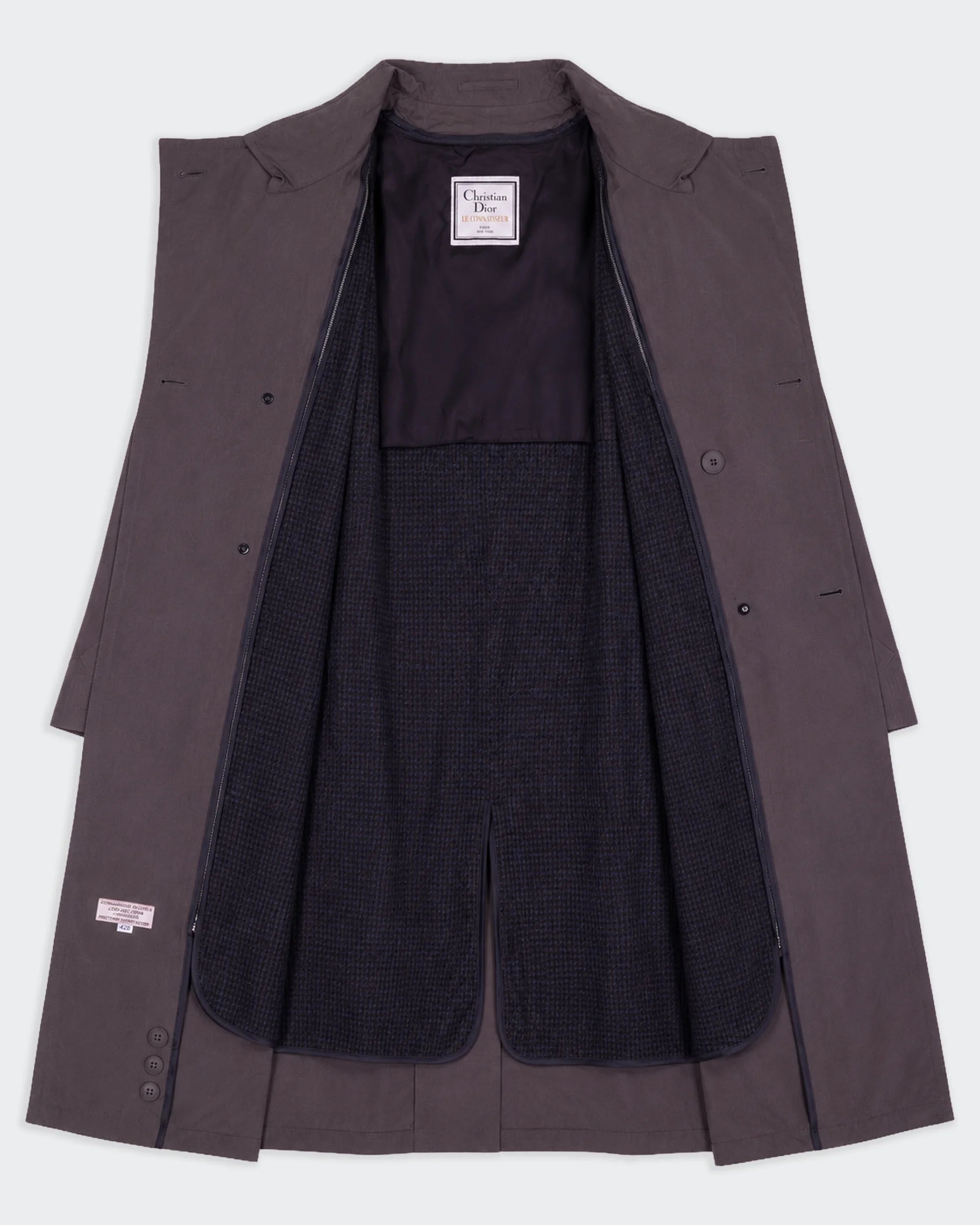 Christian Dior Grey Trenchcoat - L