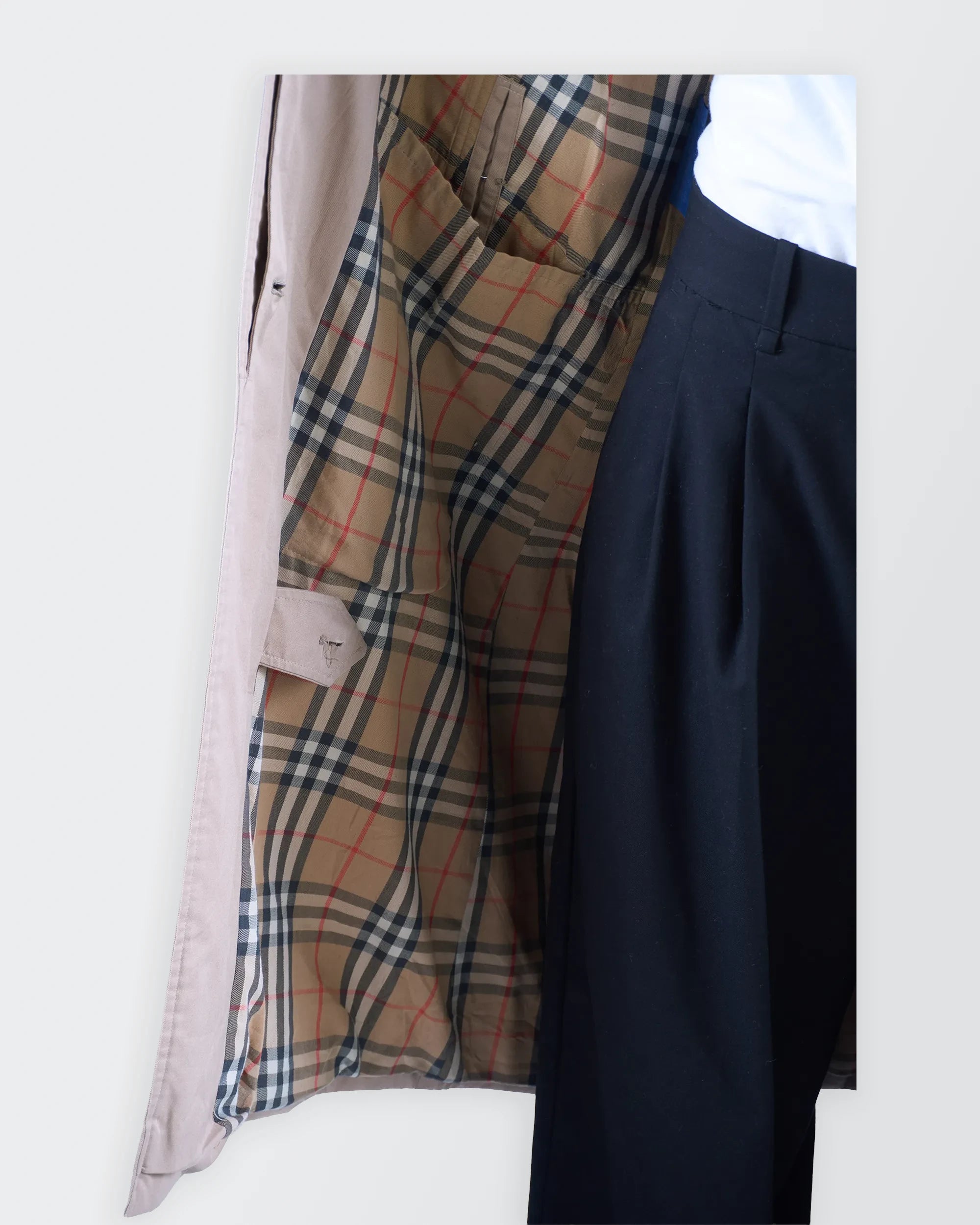 Burberry Beige Car Coat -