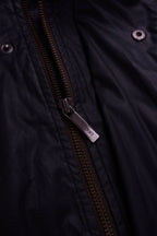 Burberry Navy Overcoat - XL
