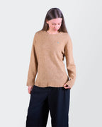 Lacoste Brown Crewneck Jumper - M