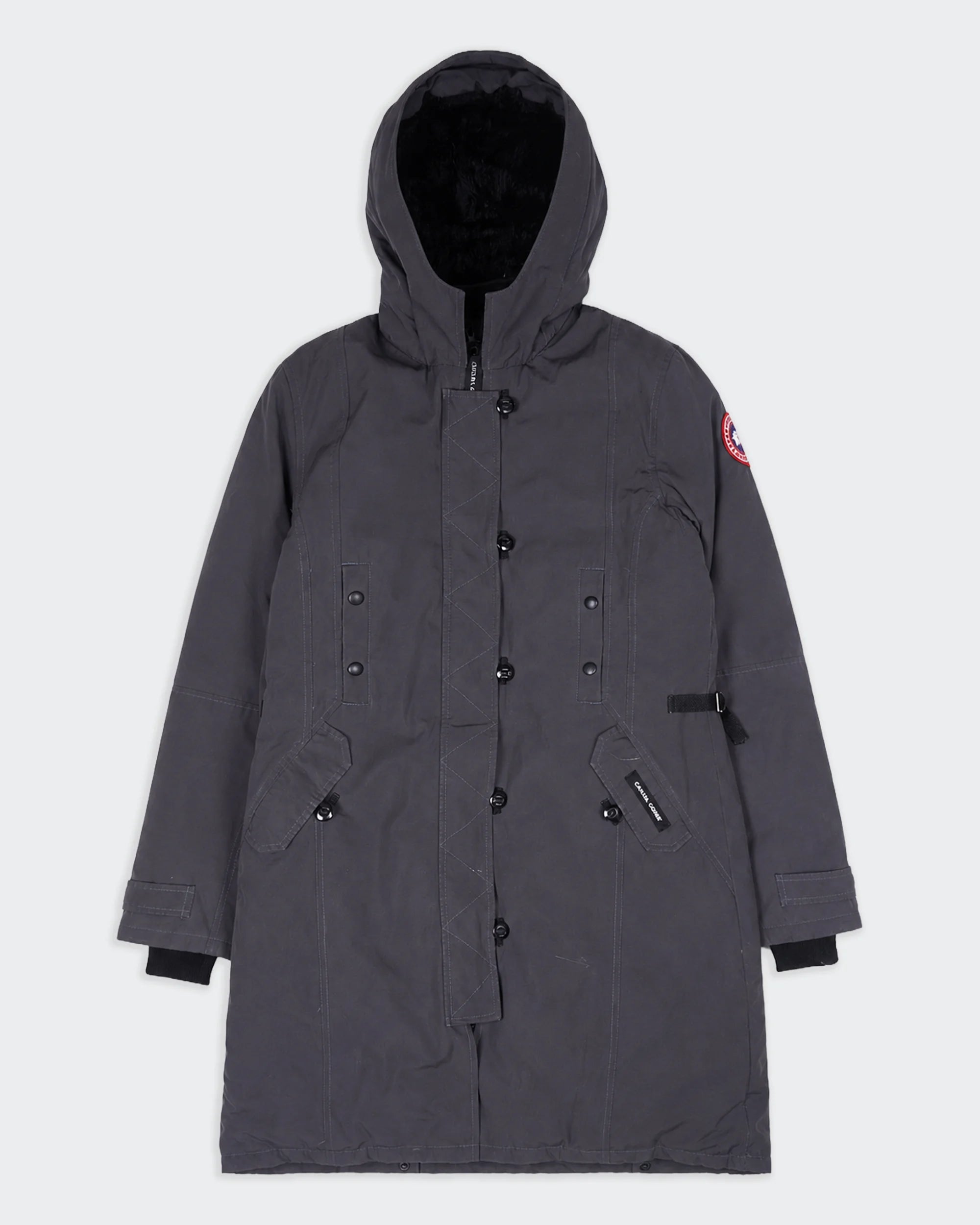 Canada Goose Grey Parka Coat - L