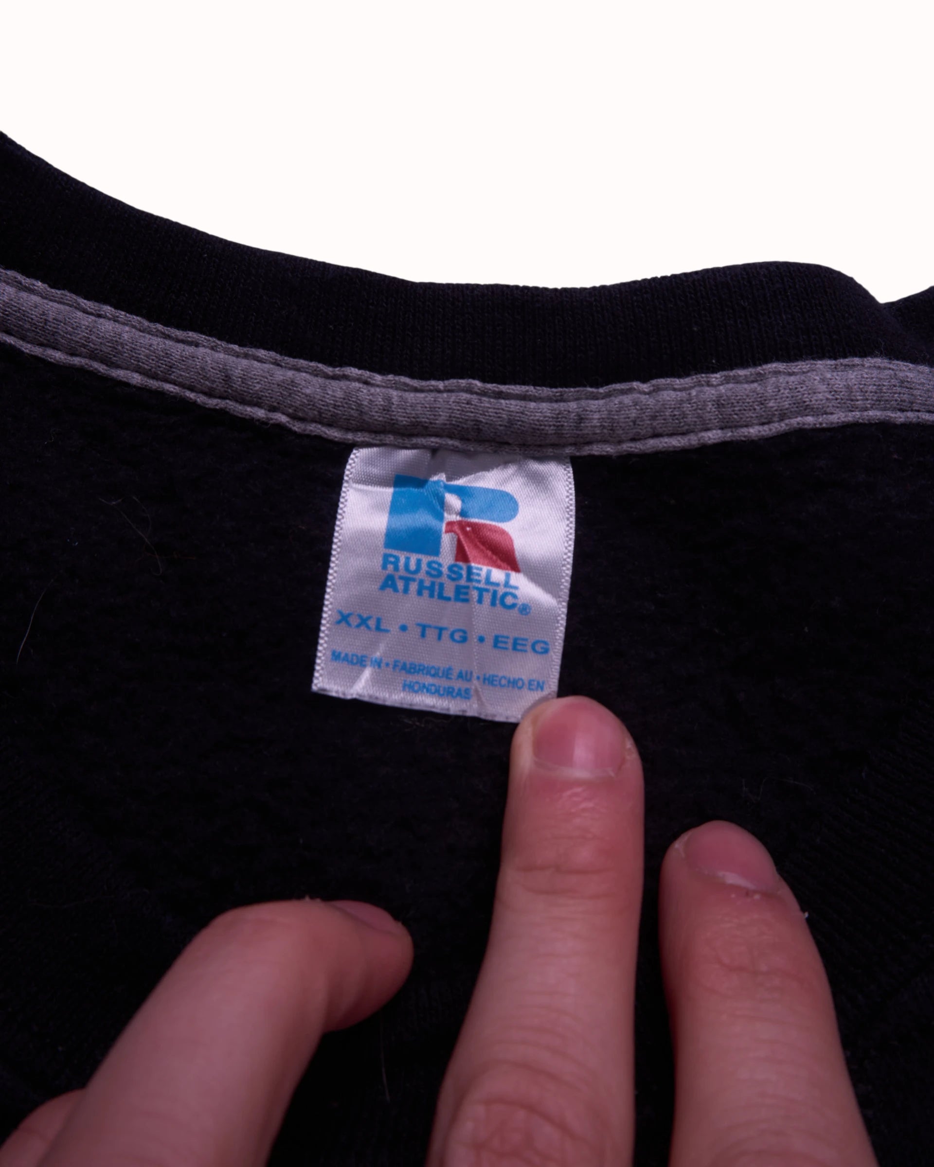 Russell Athletic Black Crewneck Jumper - XL