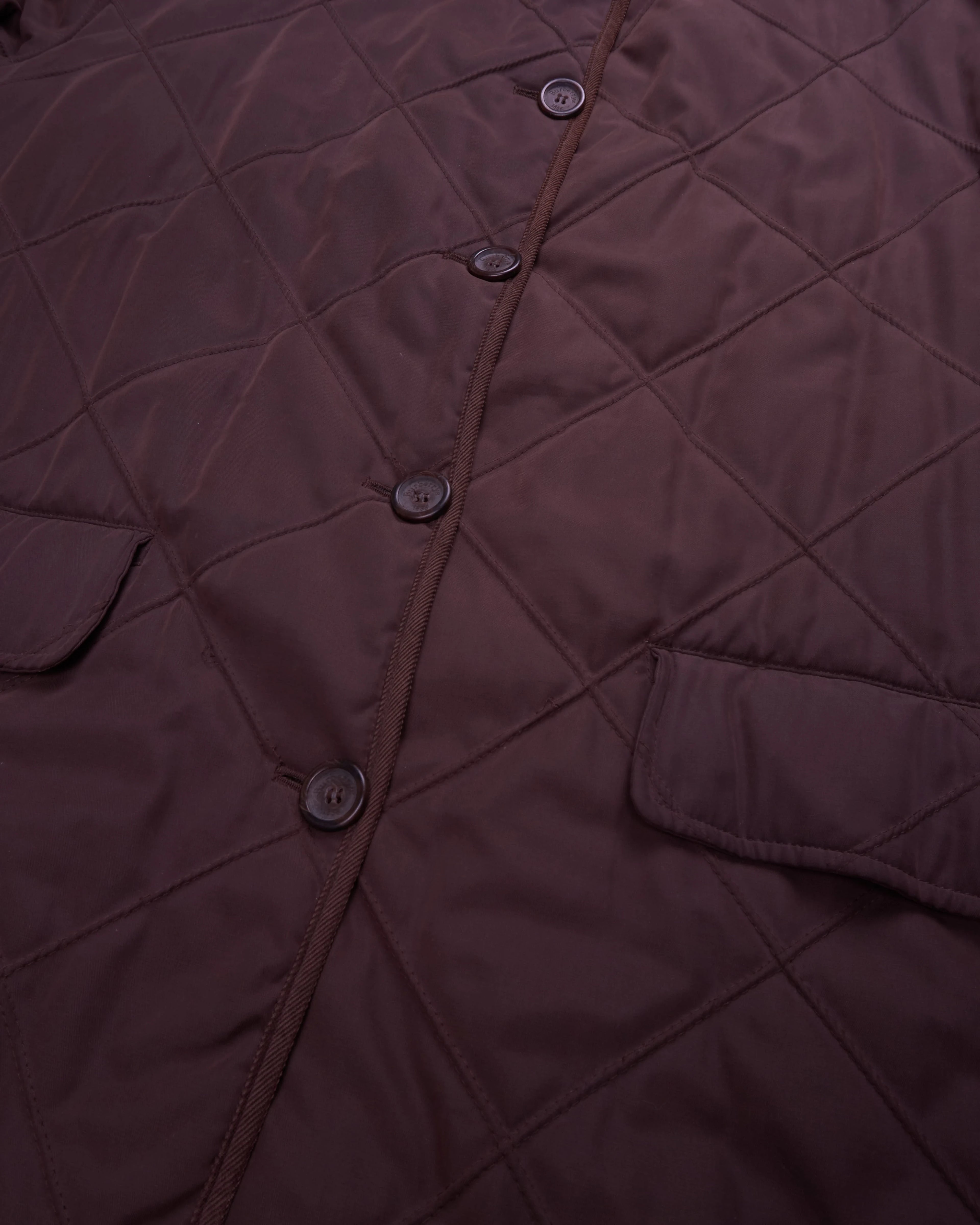 Burberry Brown Quilted Jacket - XL