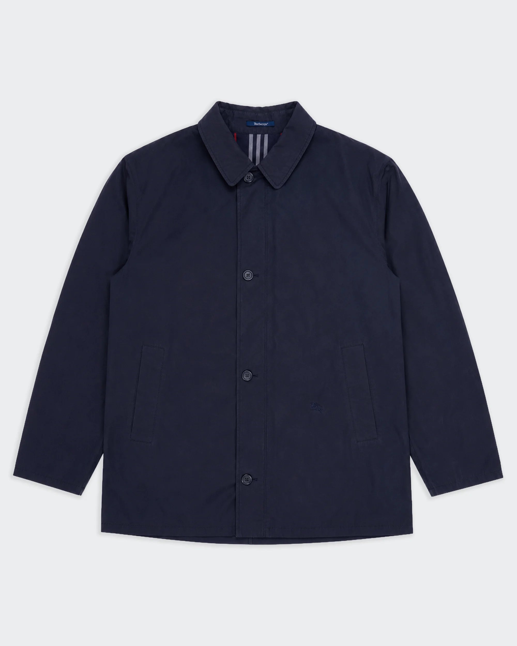 Burberry Navy Car Coat - L