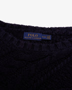 Ralph Lauren Navy Crewneck Jumper - M