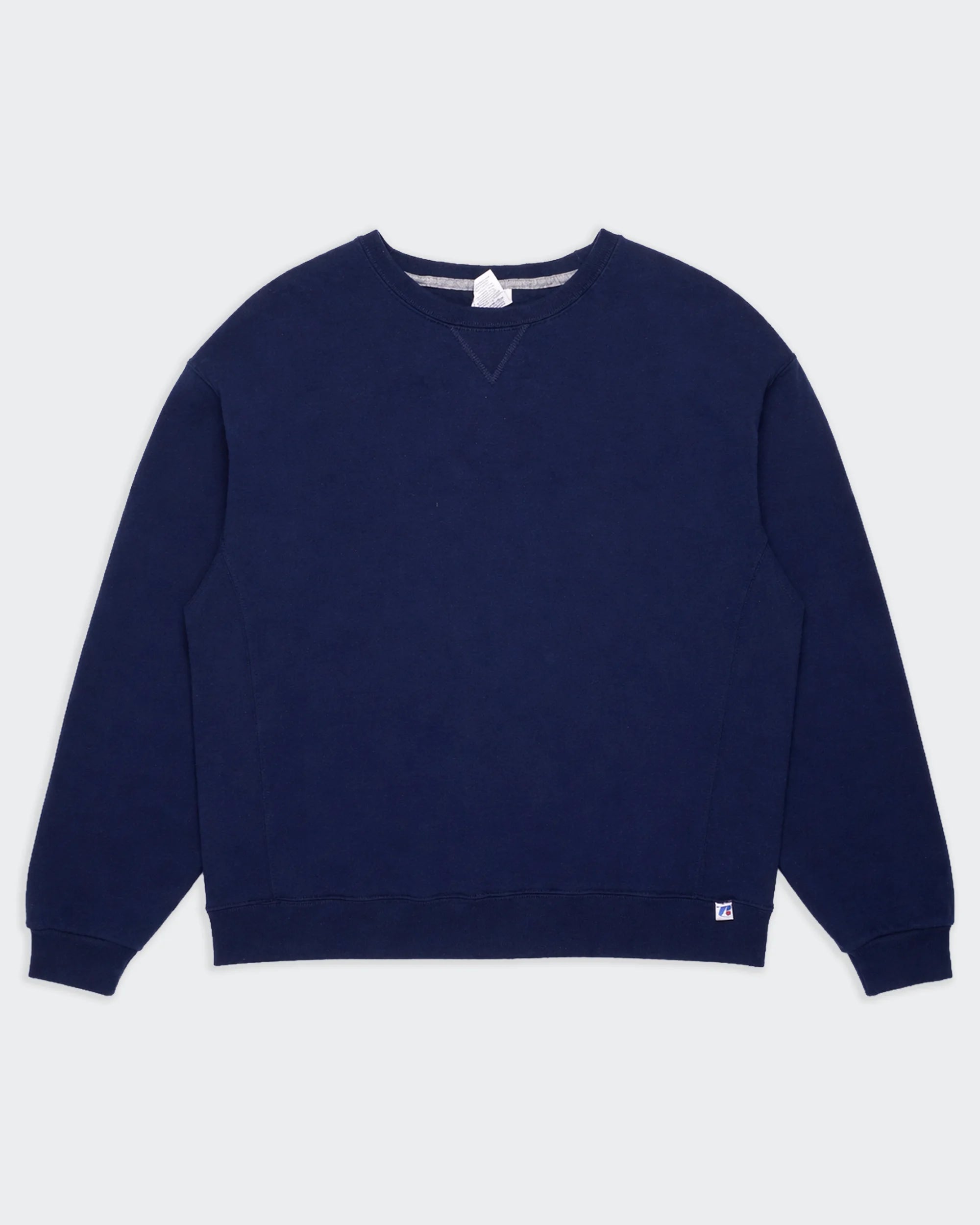 Russell Athletic Navy Crewneck Jumper - L