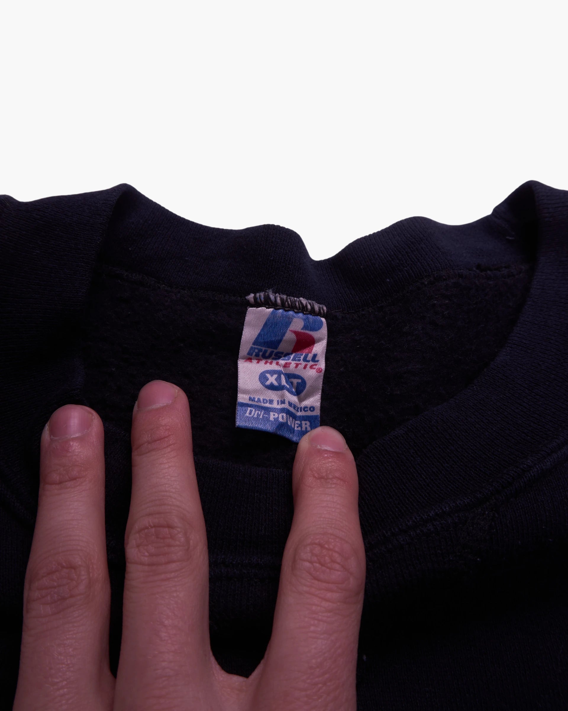 Russell Athletic Black Crewneck Jumper - XL