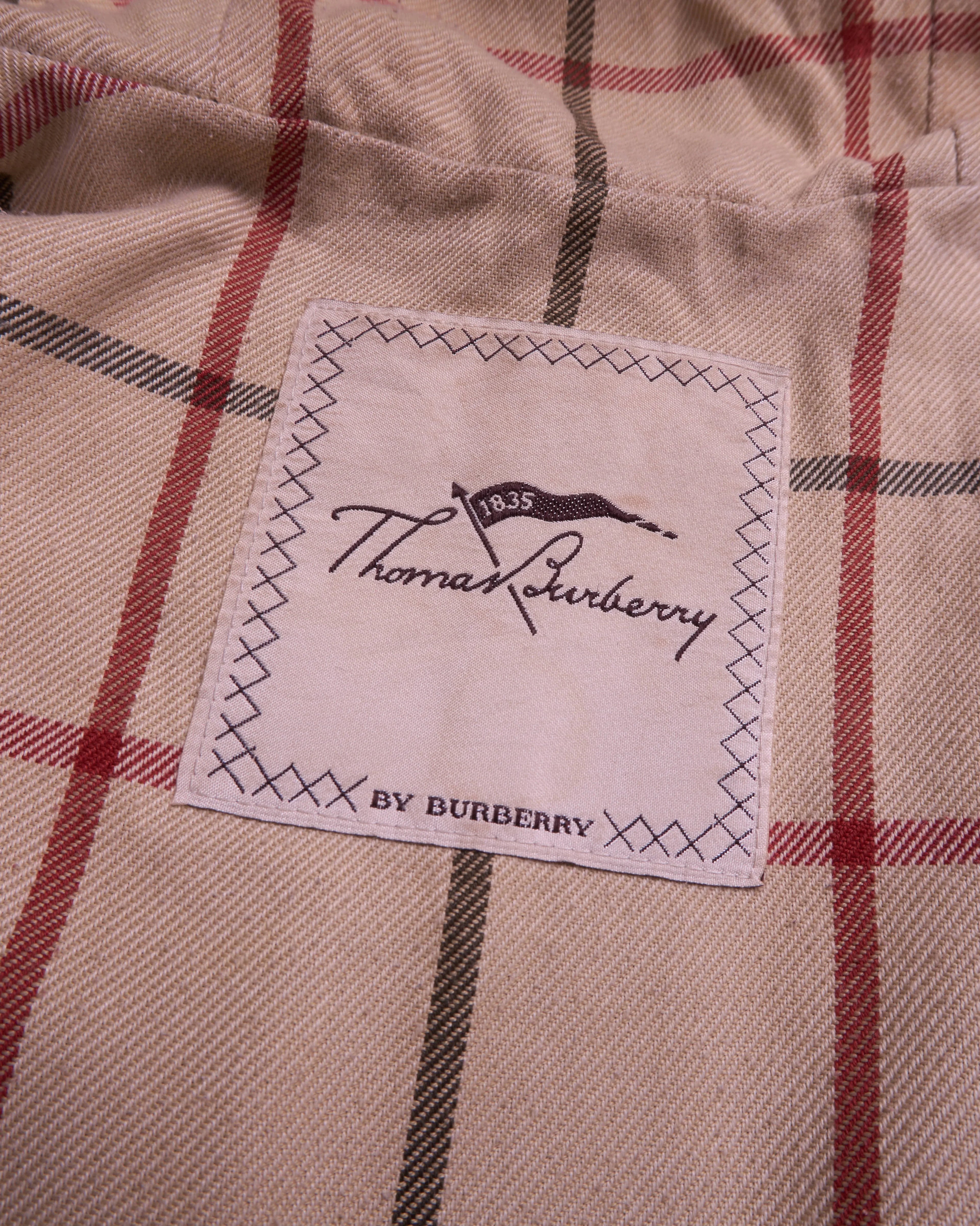 Burberry Brown Duffle Coat - XL