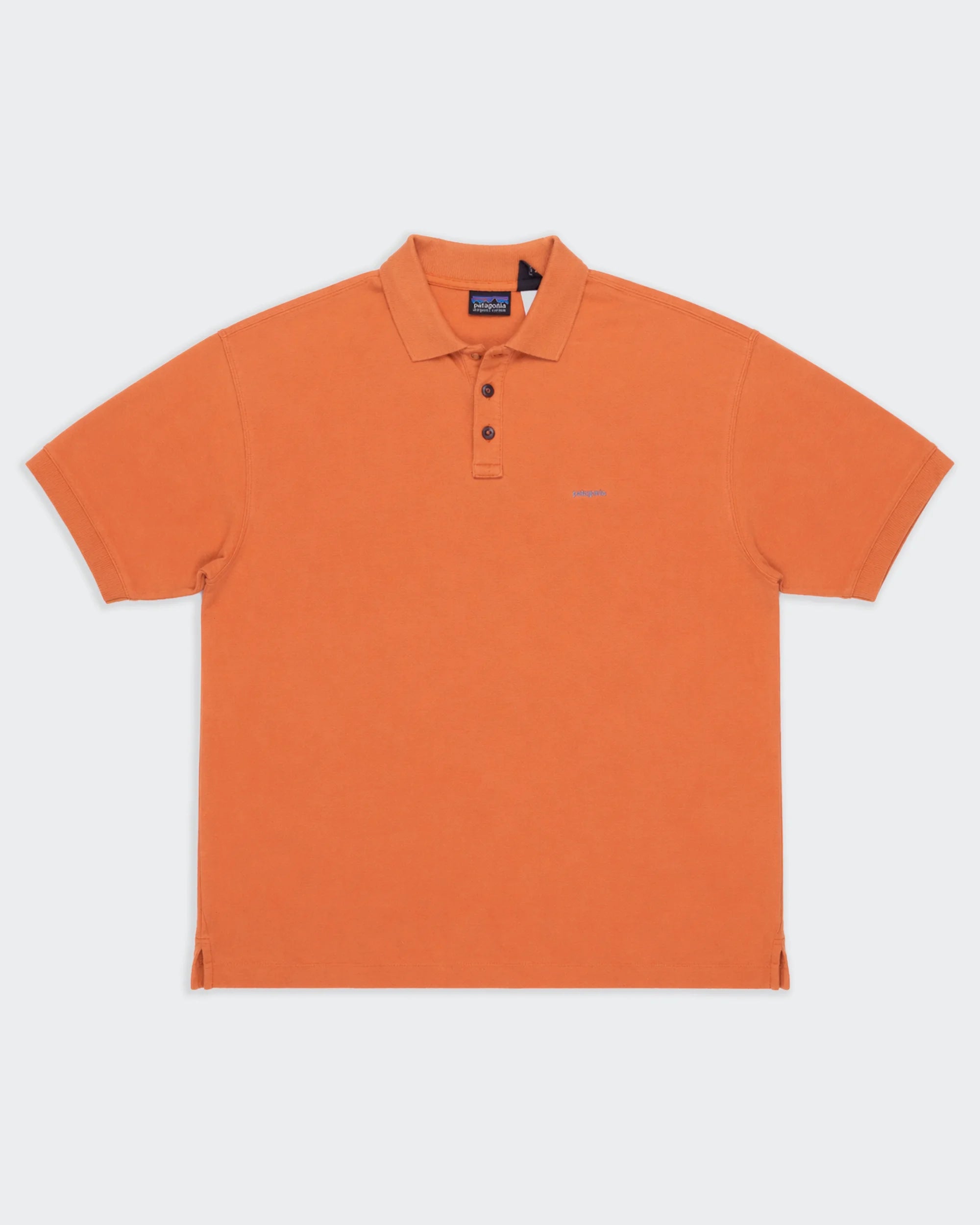 Patagonia Orange Polo Shirt - L