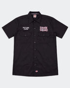 Dickies Black Cotton Button - Up Shirt - M