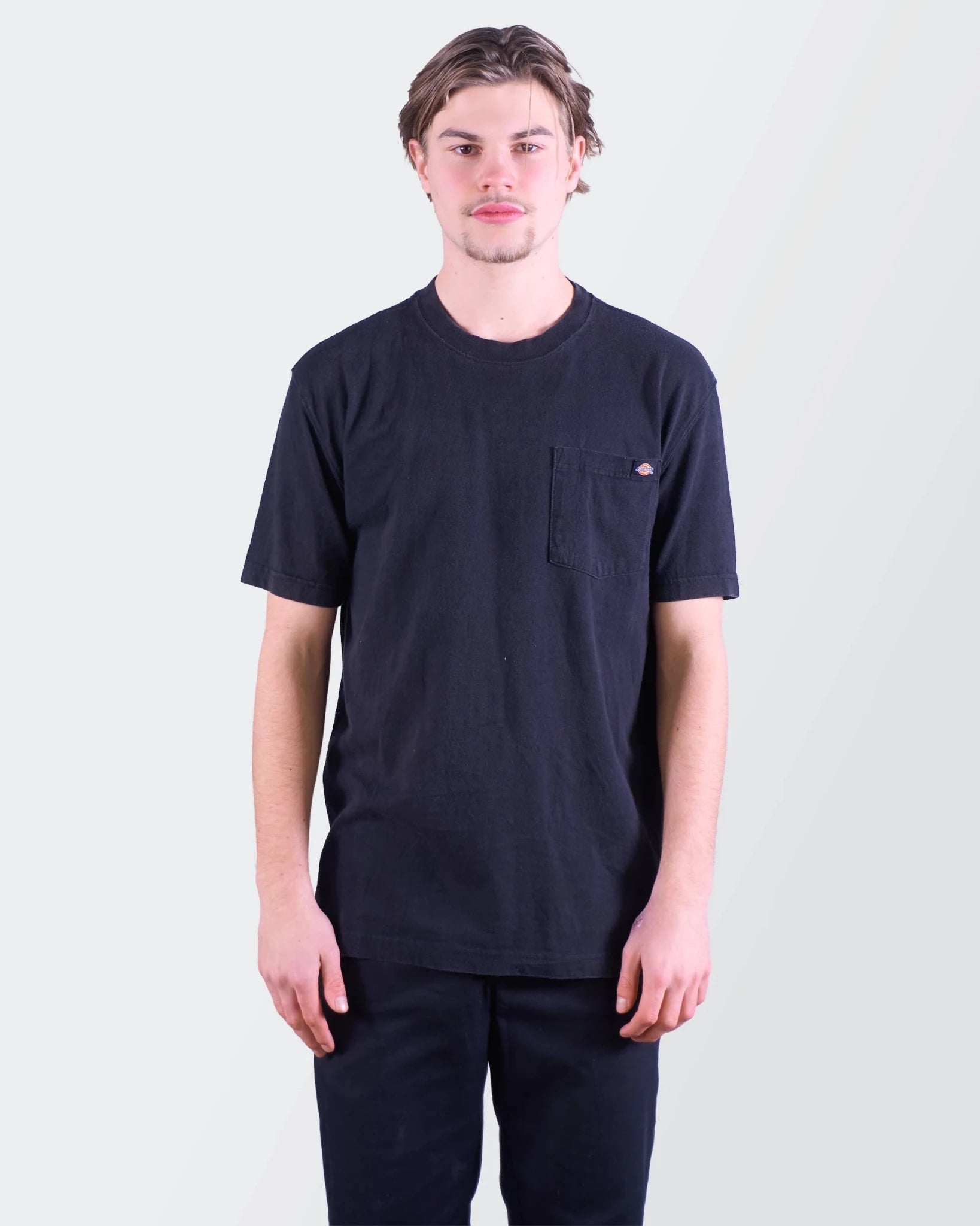 Dickies Black Cotton Pocket T-Shirt - M