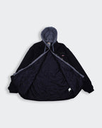 Dickies Black Hooded Shirt Jacket M Cotton