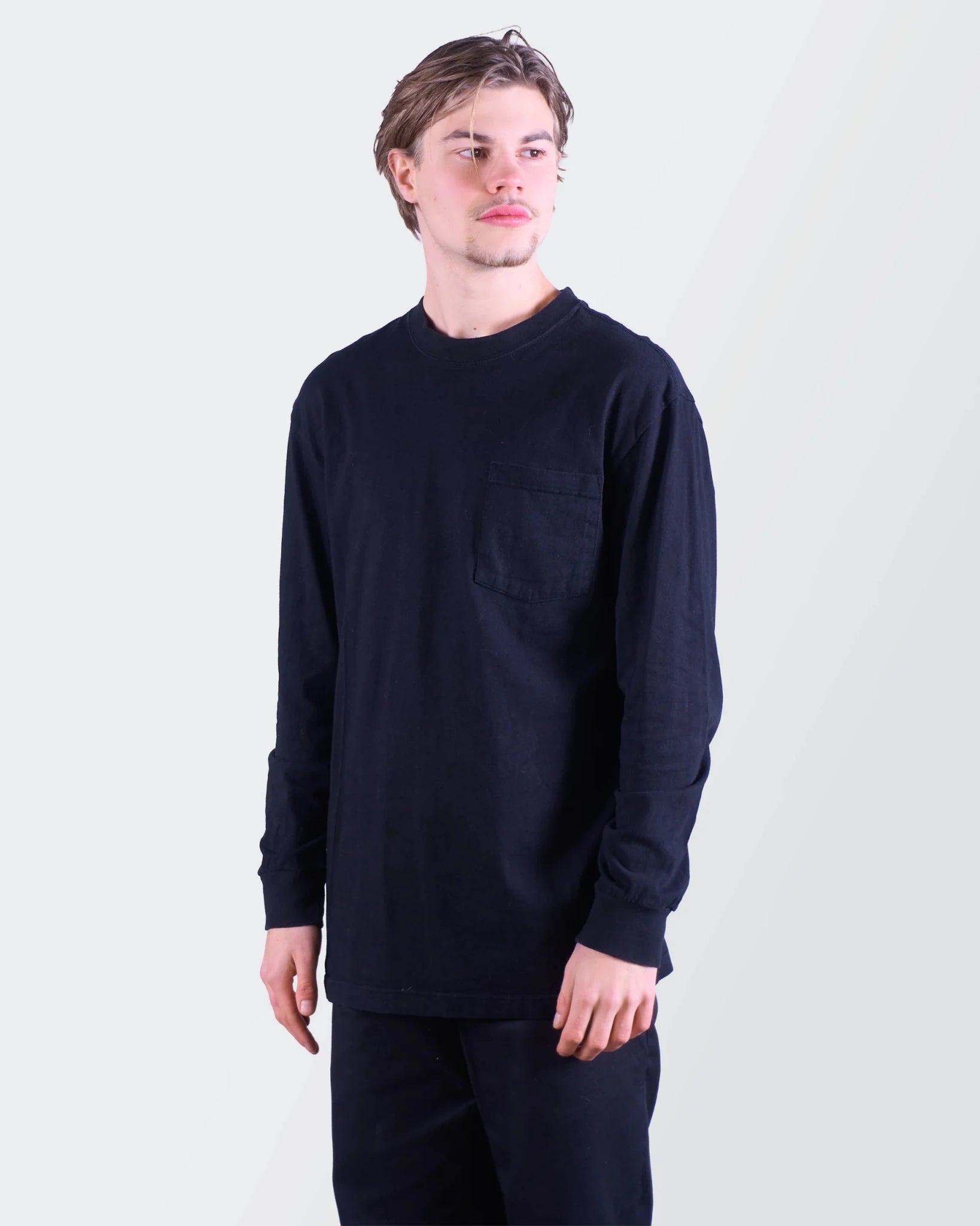 Dickies Black Long - Sleeve T-Shirt - M