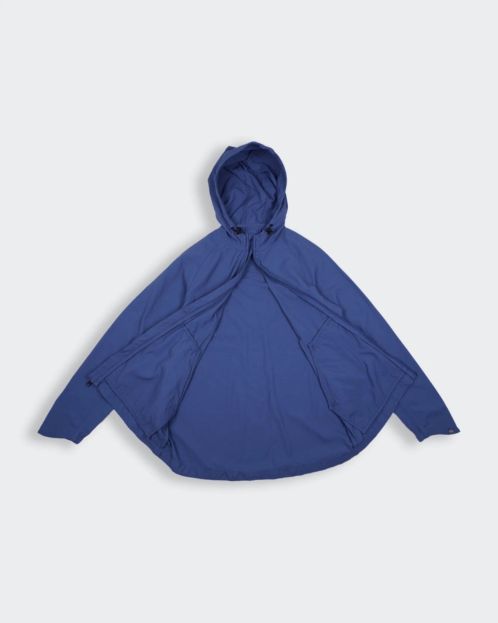 Dickies Blue Hooded Windbreaker Jacket XS