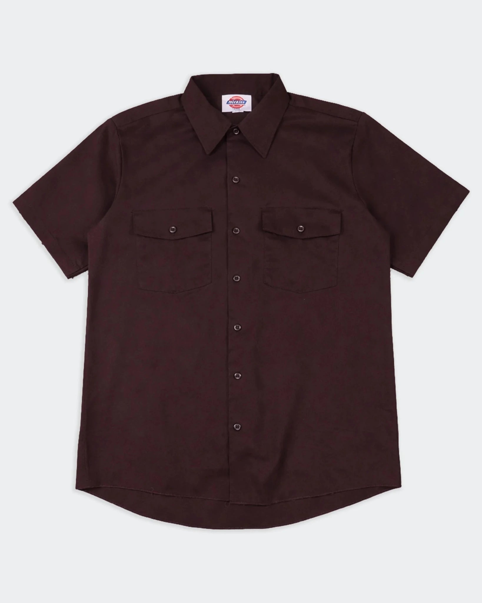 Dickies Brown Button - Up Shirt - L