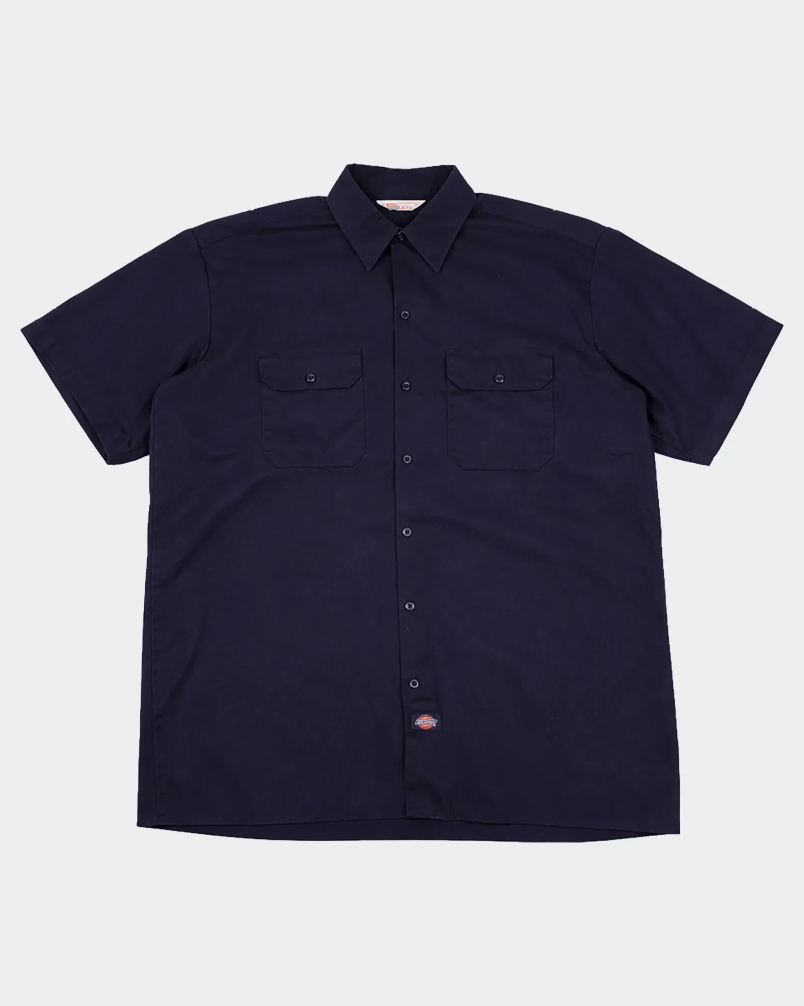 Dickies Short - sleeve Button - Up Shirt - L