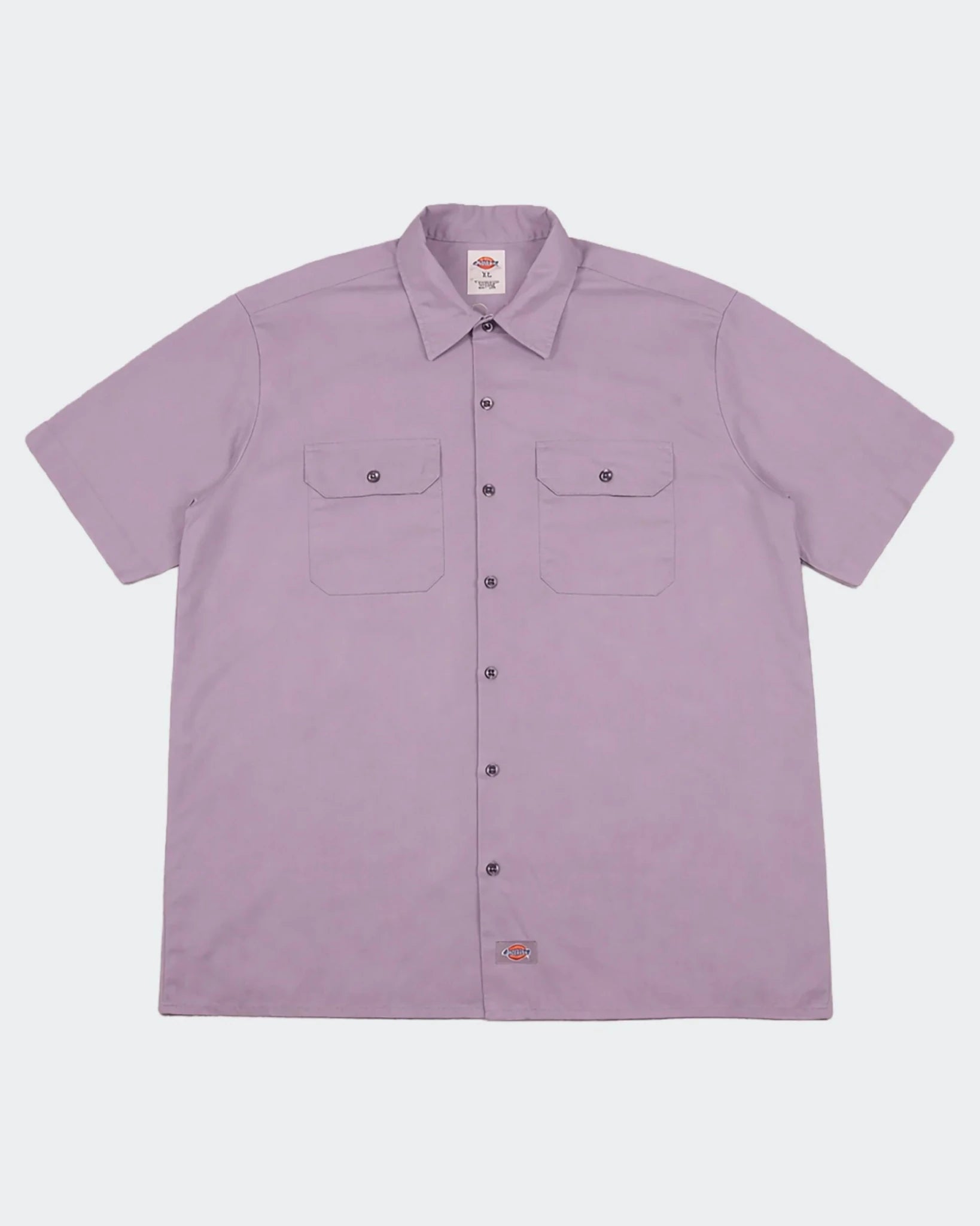 Dickies Short - sleeve Button - Up Shirt - L