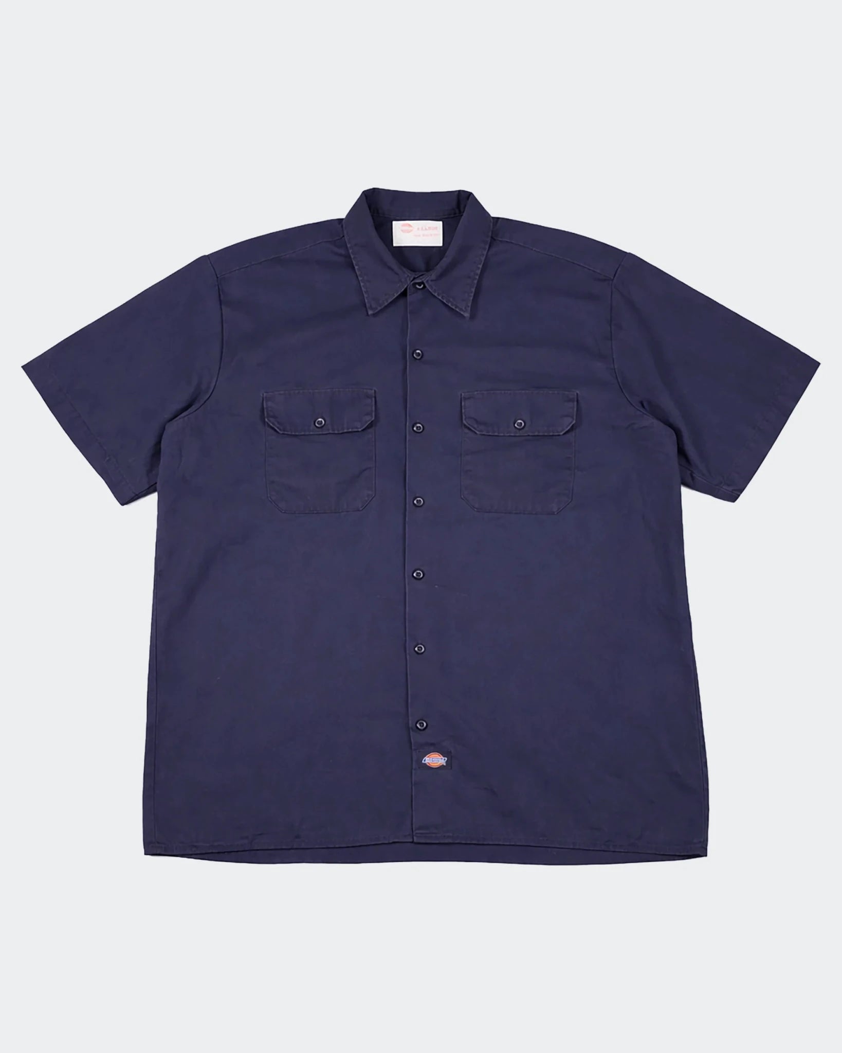 Dickies Short - sleeve Button - Up Shirt - L