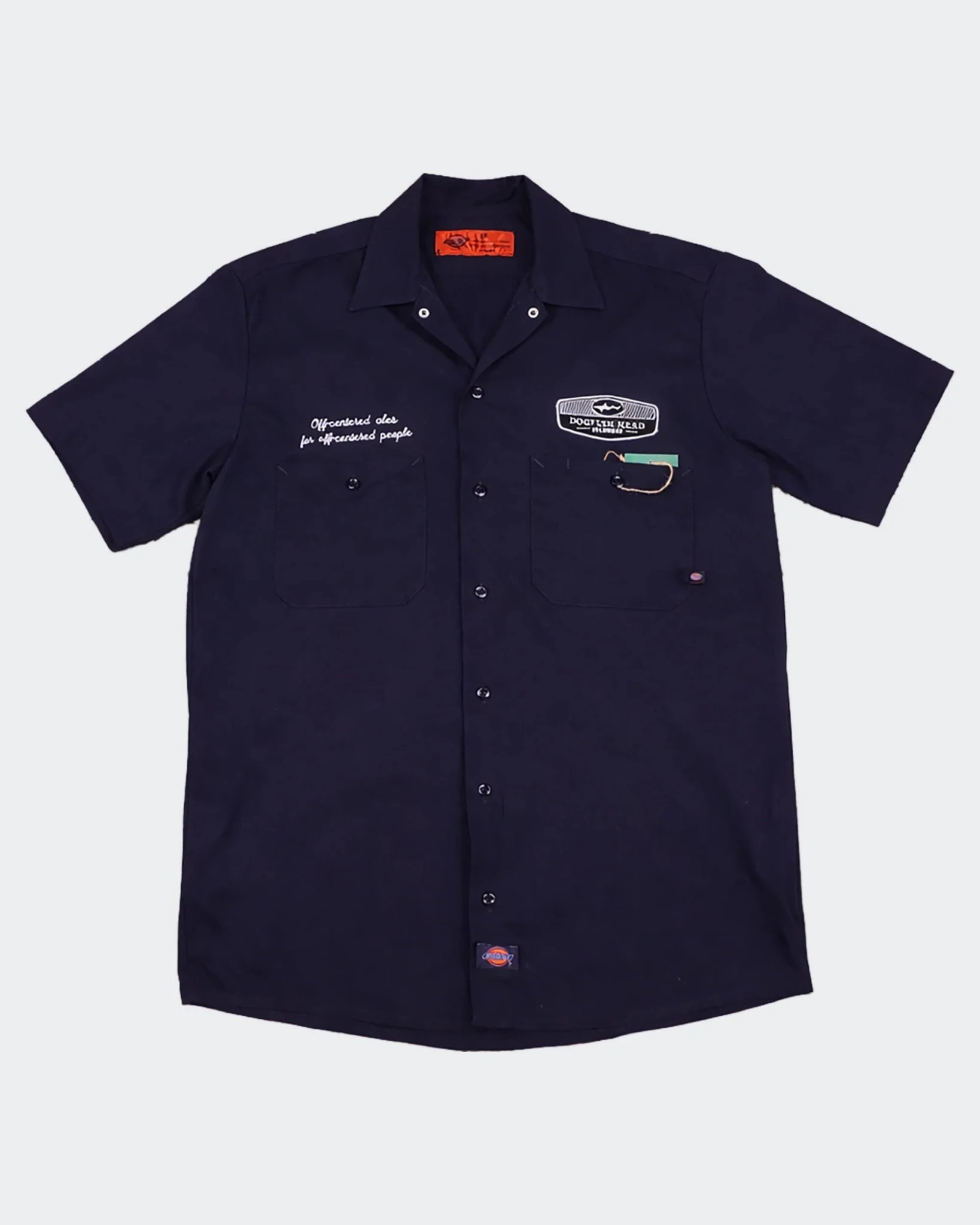 Dickies Short - sleeve Button - Up Shirt - M