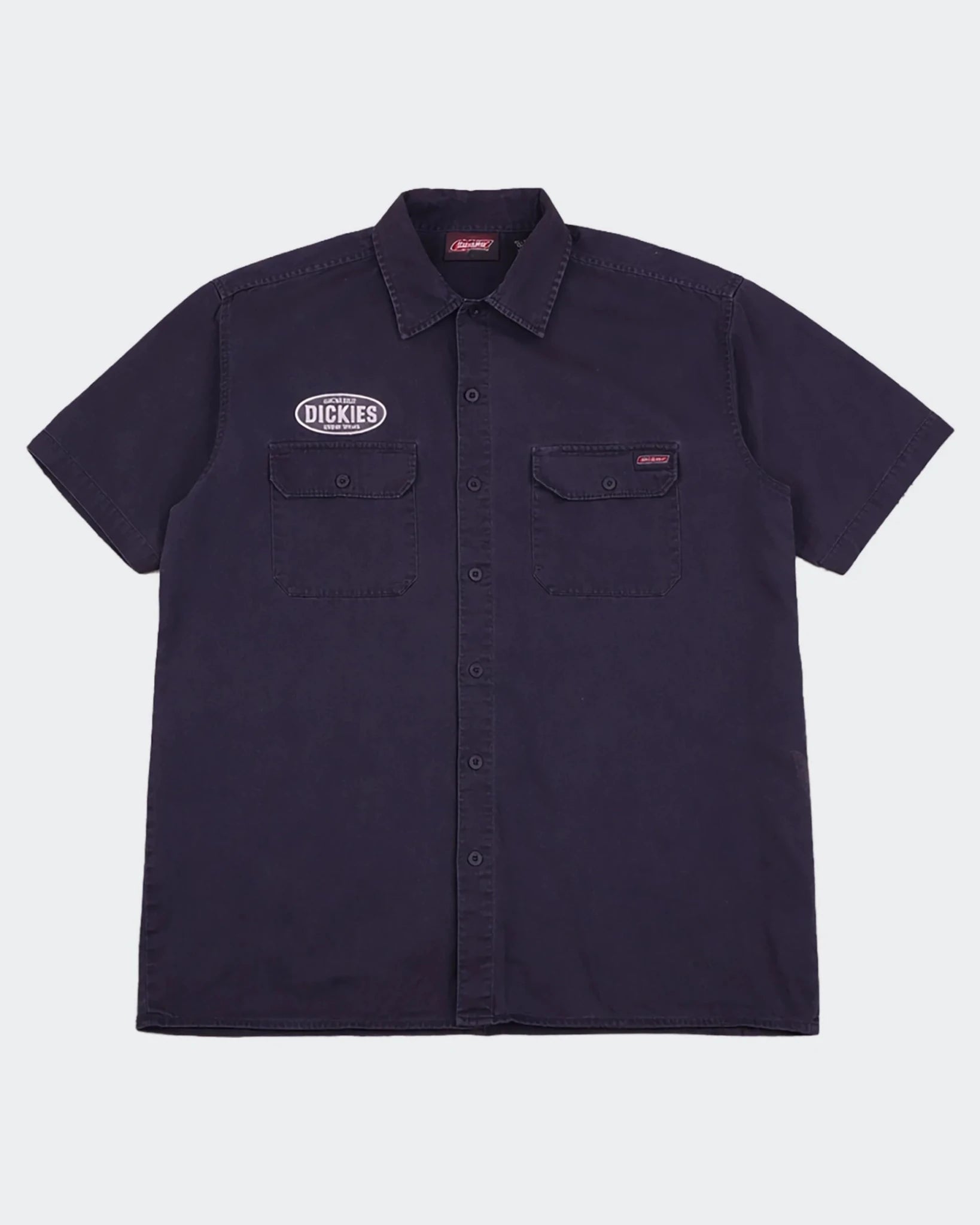 Dickies Short - sleeve Button - Up Shirt - M