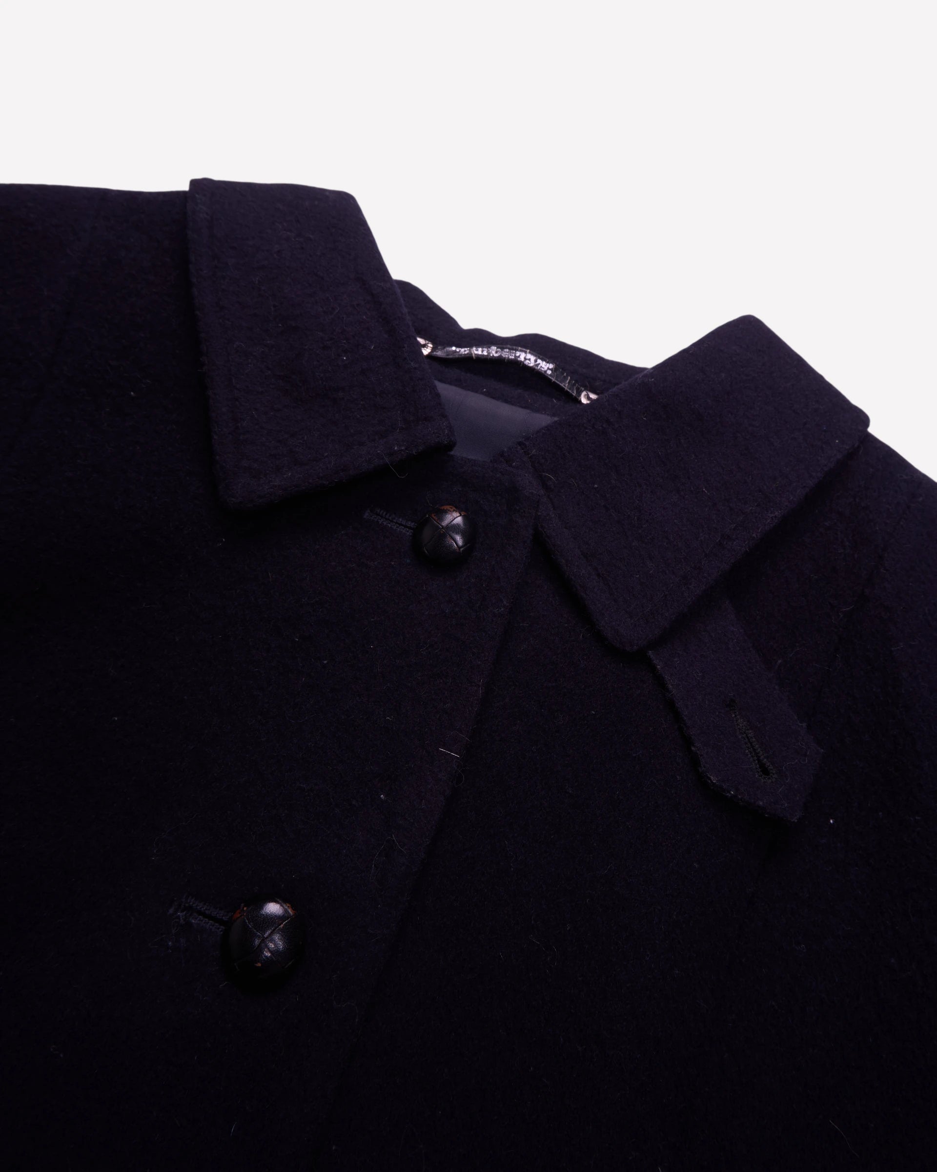 Burberry Navy Car Coat - XL