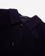 Burberry Navy Car Coat - XL