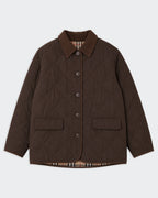Burberry Brown Quilted Jacket - XL