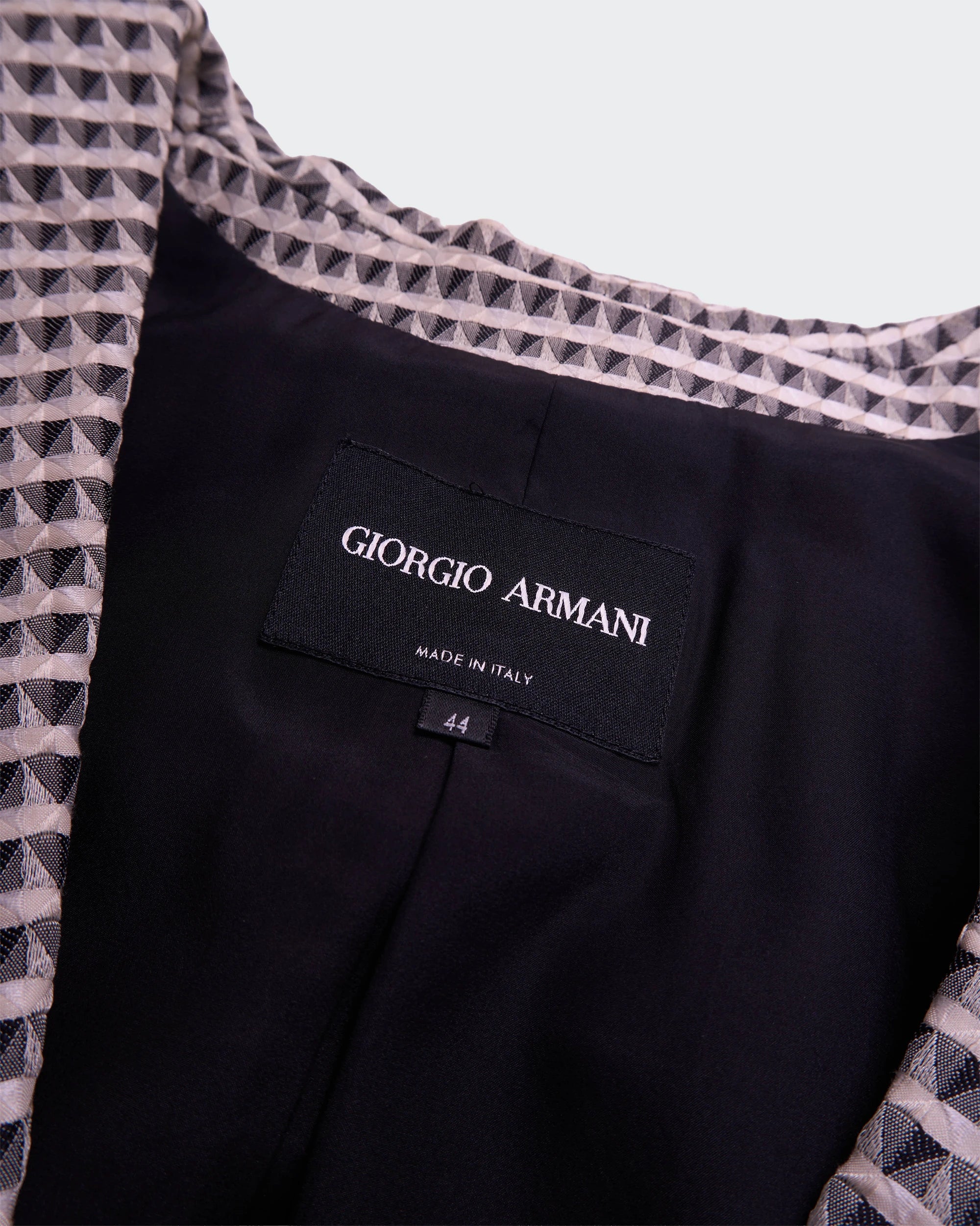 Armani Grey Single-breasted Blazer - S