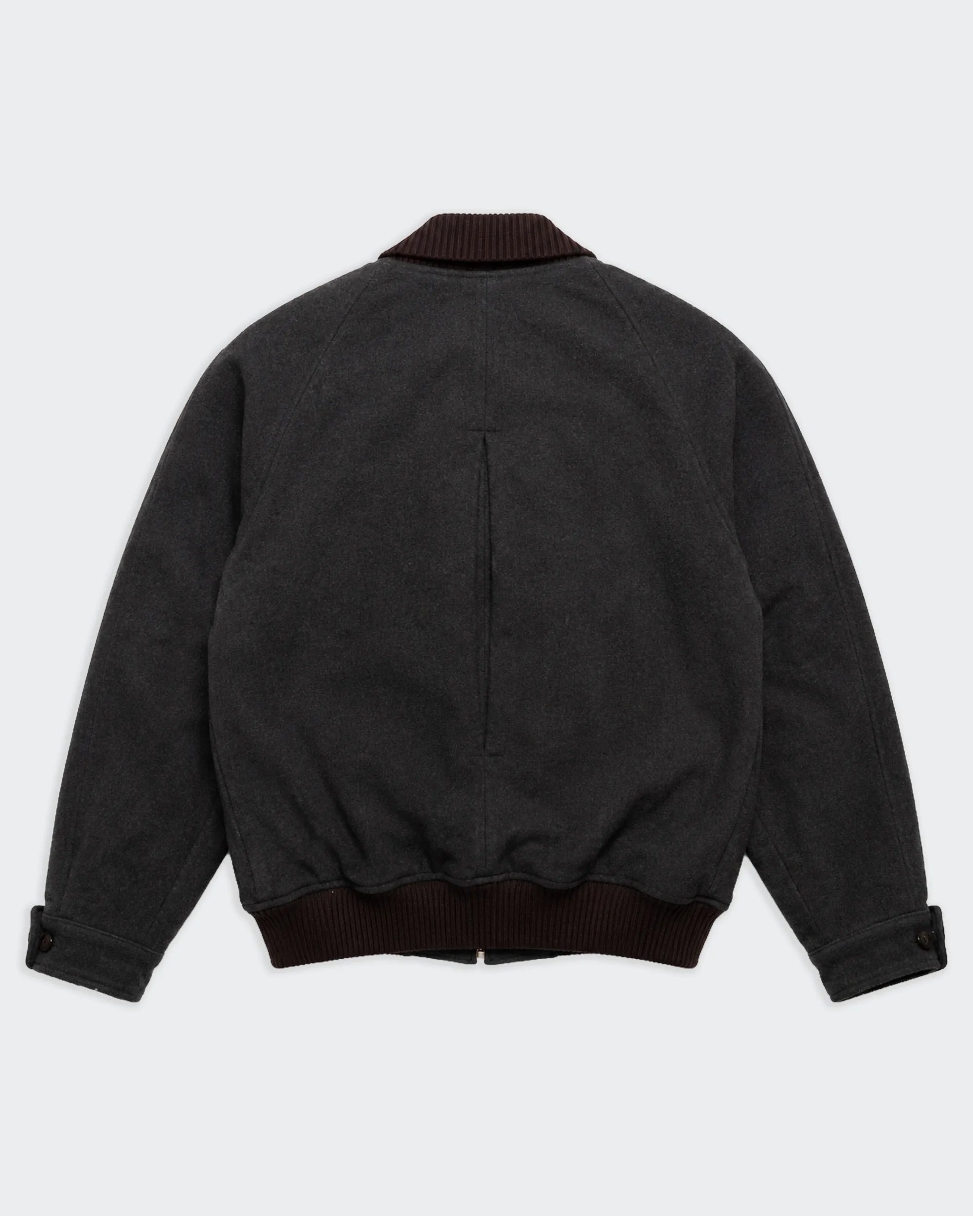 Burberry Grey Bomber Jacket - M