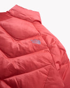 The North Face Orange Puffer Jacket - M