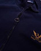 Ralph Lauren Navy Full-Zip Jumper - L