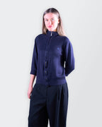 Burberry Navy Full-Zip Jumper - S