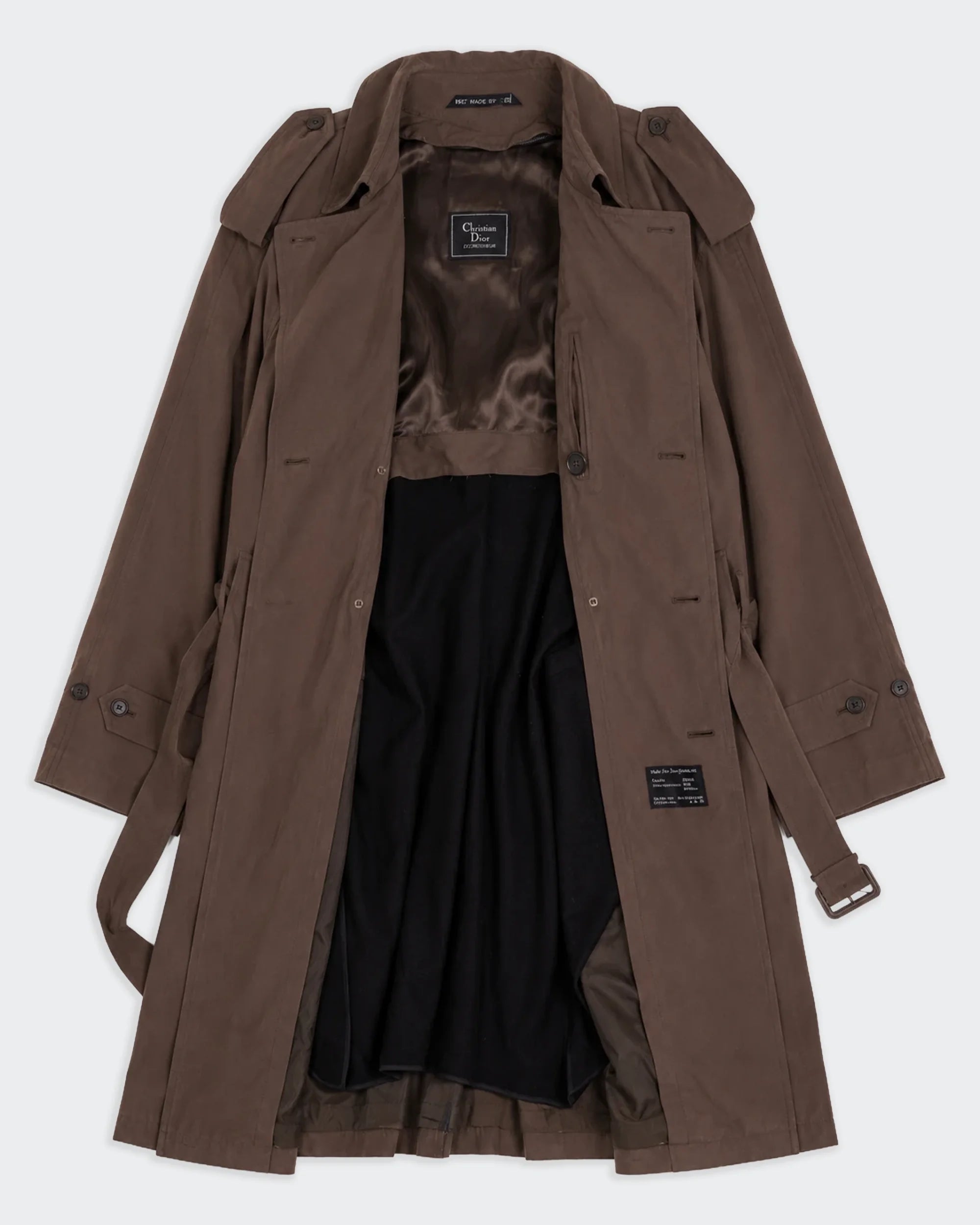 Christian Dior Brown Trenchcoat - XL