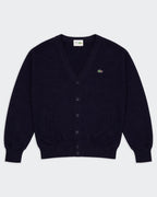 Lacoste Navy Button Cardigan -