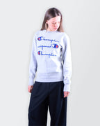 Champion Grey Crewneck Jumper - M