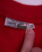 Lacoste Red Crewneck Jumper -