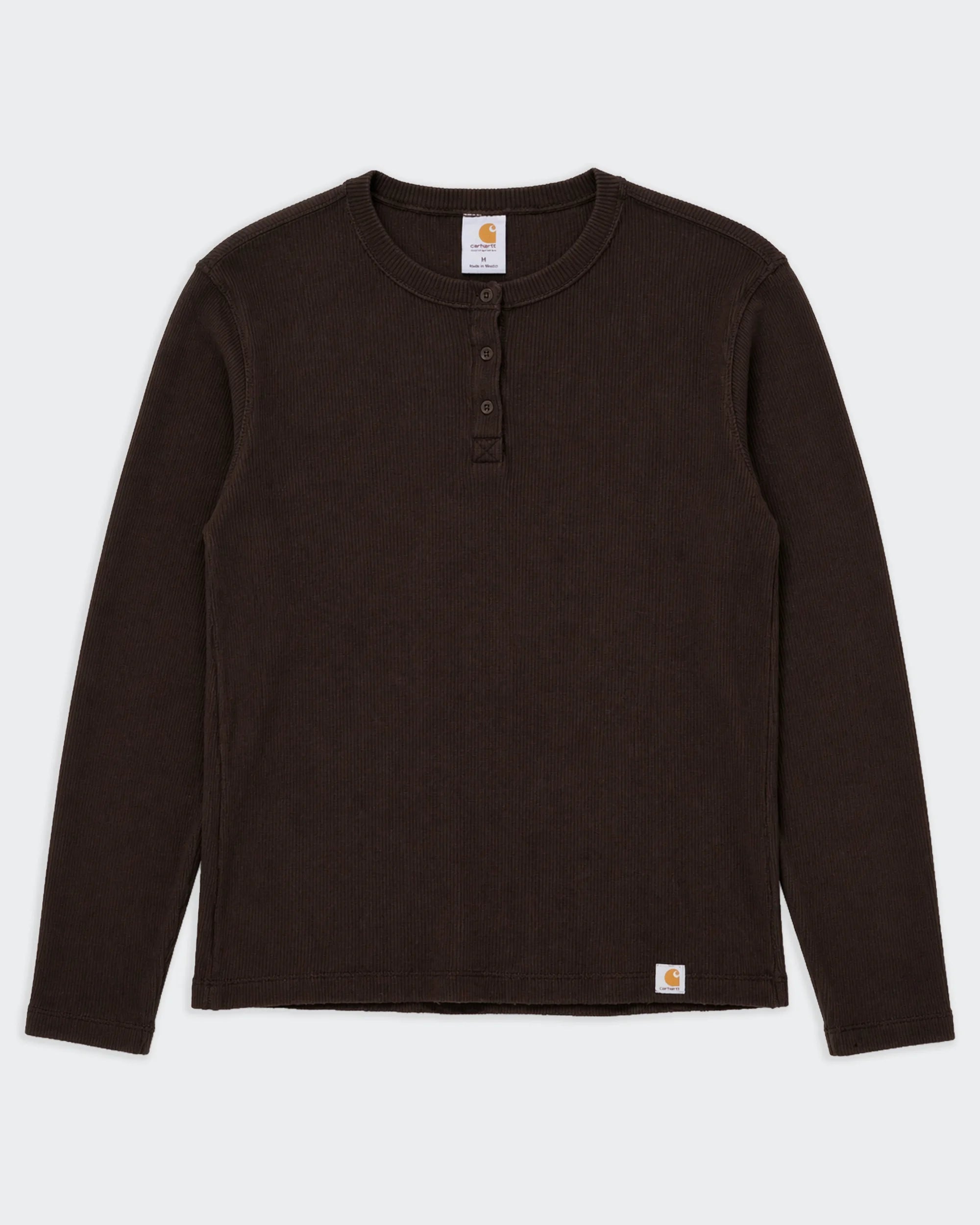 Carhartt Brown Long Sleeve T-shirt - L