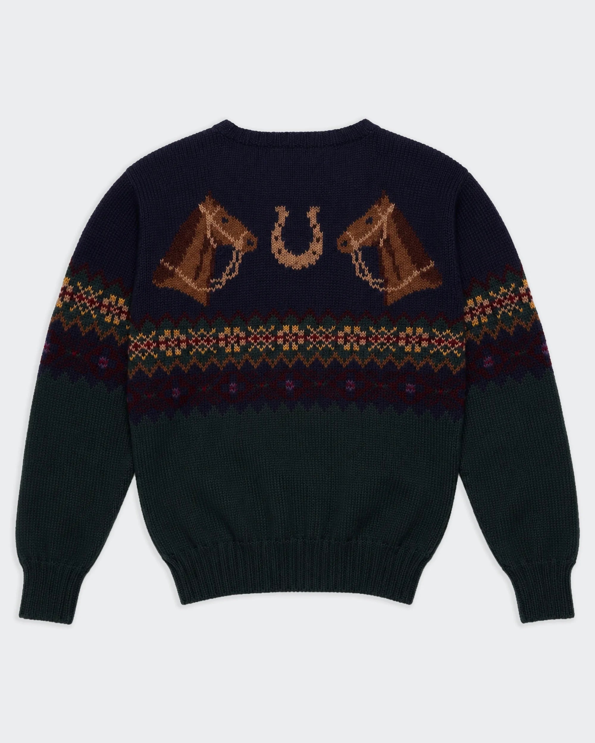 Ralph Lauren Navy Crewneck Jumper - M