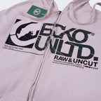 Ecko White Cotton Full - Zip Hoodie - L